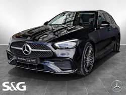 Unilack schwarz Gebraucht 2024 Mercedes C180 AMG Kombi | 37.880 € (Fairer Preis)