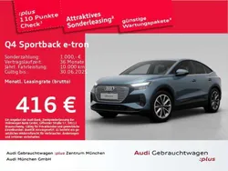 Geysirblau metallic Gebraucht 2024 Audi Q4 e-tron S-Line SUV | 46.732 € (Superpreis)