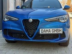 Blu misano, metallic Gebraucht 2018 Alfa Romeo Stelvio Quadrifoglio SUV | 44.700 € (Etwas zu teuer)