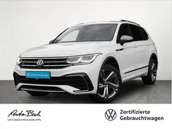 Weiß (pure white) Gebraucht 2022 VW Tiguan Allspace R-line SUV | 36.440 € (Fairer Preis)
