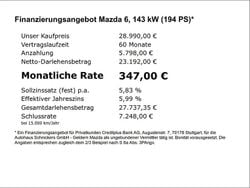 Schwarz Gebraucht 2024 Mazda 6 Takumi-Line Kombi | 28.990 € (Guter Preis)
