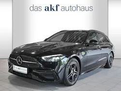 Schwarz Gebraucht 2023 Mercedes C220 AMG line Kombi | 39.950 € (Fairer Preis)