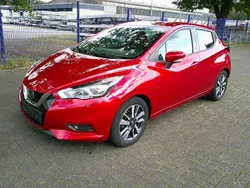 Passion red (m) Gebraucht 2017 Nissan Micra Acenta Kleinwagen | 8.450 € (Fairer Preis)