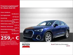 Navarrablau metallic (blau) Gebraucht 2023 Audi Q3 Sportback S-Line SUV | 35.890 € (Superpreis)