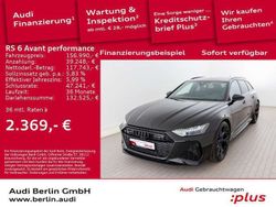 Mythosschwarz metallic Gebraucht 2025 Audi RS6 Performance Kombi | 156.990 €