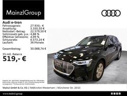 Brillantschwarz Gebraucht 2022 Audi e-tron SUV | 27.930 € (Superpreis)
