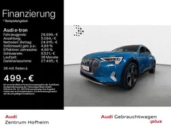 Antiguablau metallic Gebraucht 2019 Audi e-tron Advanced SUV | 29.999 € (Superpreis)