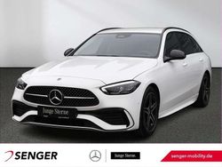 Weiß Gebraucht 2023 Mercedes C180 AMG line Limousine | 38.470 € (Etwas zu teuer)
