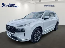 Weiss Gebraucht 2021 Hyundai Santa Fe Signature SUV | 39.900 € (Teuer)