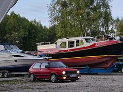 Rot Gebraucht 1991 VW Golf II Kleinwagen | 5.000 €