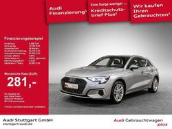 Florettsilber metallic Gebraucht 2021 Audi A3 Sportback Advanced Kleinwagen | 24.350 € (Fairer Preis)