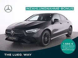 Schwarz metalliclack kosmossch Gebraucht 2024 Mercedes CLA250e AMG Limousine | 37.235 € (Guter Preis)