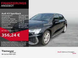 Schwarz Gebraucht 2022 Audi A3 Sportback e-tron S-Line Limousine | 26.540 € (Guter Preis)
