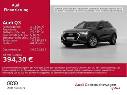 Mythosschwarz metallic Gebraucht 2022 Audi Q3 S-Line SUV | 31.890 € (Fairer Preis)