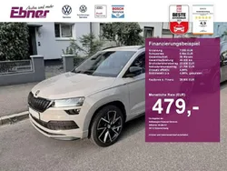 Steel grey Gebraucht 2019 Skoda Karoq SportLine SUV | 28.800 € (Fairer Preis)