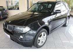 Schwarz metallic Gebraucht 2008 BMW X3 SUV | 4.555 €