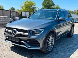 Grau Gebraucht 2021 Mercedes GLC300e AMG line SUV | 29.950 € (Etwas zu teuer)