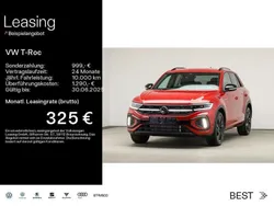 Weiß Neu 2024 VW T-Roc R-line SUV | 42.640 € (Etwas zu teuer)