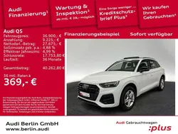 Gletscherweiß metallic Gebraucht 2021 Audi Q5 Advanced Plus SUV | 36.900 € (Guter Preis)