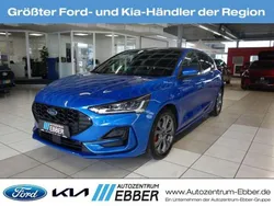 Blau Gebraucht 2024 Ford Focus ST-Line X Limousine | 25.877 € (Fairer Preis)