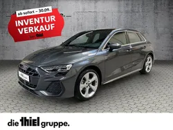 Grau Gebraucht 2024 Audi A3 Sportback S-Line Limousine | 35.980 € (Superpreis)