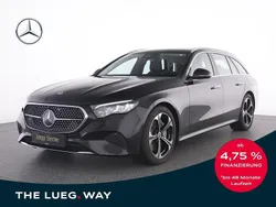 Schwarz metalliclack obsidians Gebraucht 2024 Mercedes E300 Avantgarde Kombi | 46.999 € (Fairer Preis)