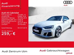 2y gletscherweiß metallic Gebraucht 2024 Audi A5 Cabriolet S-Line Cabrio | 54.460 € (Teuer)