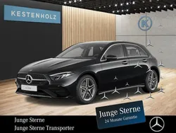 Metalliclack kosmosschwarz Gebraucht 2024 Mercedes A200 AMG Limousine | 32.840 € (Fairer Preis)