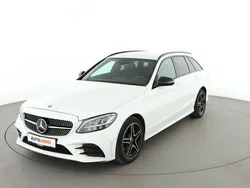 Weiß Gebraucht 2021 Mercedes C180 AMG line Kombi | 33.160 € (Etwas zu teuer)