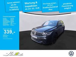 Schwarz Gebraucht 2022 VW Tiguan Allspace R-line SUV | 36.448 € (Etwas zu teuer)