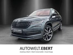 Grau Gebraucht 2021 Skoda Kodiaq SportLine SUV | 35.690 € (Etwas zu teuer)