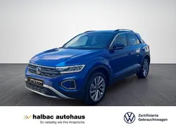Ravennablau metallic / schwar Neu 2025 VW T-Roc Goal SUV | 33.920 € (Superpreis)