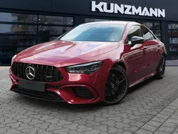 Manufaktur patagonienrot metallic Gebraucht 2024 Mercedes CLA45 AMG Night Coupé | 59.935 € (Fairer Preis)