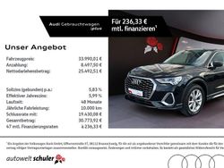 Mythosschwarz metallic Gebraucht 2024 Audi Q3 Sportback S-Line SUV | 33.990 € (Superpreis)