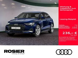 Blau / navarrablau Gebraucht 2025 Audi A3 Sportback Advanced Plus Limousine | 29.660 € (Fairer Preis)