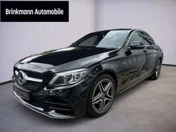 Schwarz Gebraucht 2020 Mercedes C180 AMG line Limousine | 24.990 € (Fairer Preis)