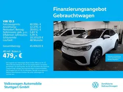 Gletscherweiß metallic/schwarz Gebraucht 2024 VW ID.5 Pro SUV | 40.930 € (Superpreis)
