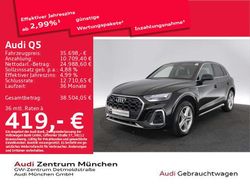 Mythosschwarz metallic Gebraucht 2022 Audi Q5 S-Line SUV | 35.698 € (Superpreis)