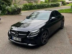 Schwarz Gebraucht 2018 Mercedes C180 AMG line Limousine | 24.500 € (Guter Preis)