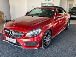 Rot Gebraucht 2018 Mercedes C300 AMG line Cabrio | 31.999 € (Guter Preis)