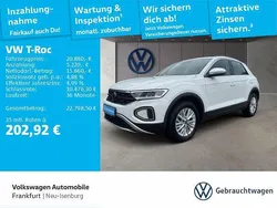 Pure white Gebraucht 2023 VW T-Roc Life SUV | 20.880 € (Guter Preis)