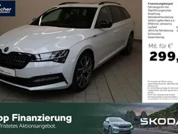 Weiss Gebraucht 2020 Skoda Superb SportLine Kombi | 25.880 € (Fairer Preis)