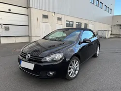 Schwarz Gebraucht 2015 VW Golf Cabriolet LOUNGE Cabrio | 7.900 € (Superpreis)