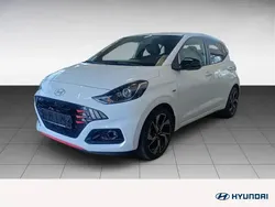 Atlas white / sol Gebraucht 2023 Hyundai i10 N Line Kleinwagen | 17.480 € (Fairer Preis)