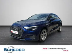 Navarrablau metallic Gebraucht 2023 Audi A3 Sportback e-tron Ambiente Limousine | 27.790 € (Fairer Preis)