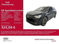 Mythosschwarz metallic Gebraucht 2022 Audi Q4 Sportback e-tron S-Line SUV | 35.990 € (Fairer Preis)