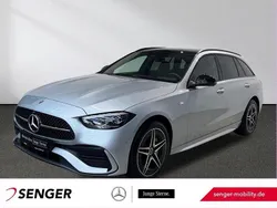 Lack hightechsilber Gebraucht 2025 Mercedes C300e AMG Kombi | 51.880 € (Fairer Preis)