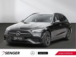 Schwarz Gebraucht 2024 Mercedes C180 AMG line Kombi | 36.870 € (Fairer Preis)