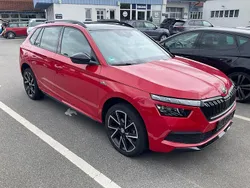 Velvet rot metallic Gebraucht 2021 Skoda Kamiq Monte Carlo SUV | 24.445 € (Guter Preis)
