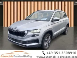 Silber brillant silber (metallic) Gebraucht 2024 Skoda Karoq Executive SUV | 28.980 € (Superpreis)
